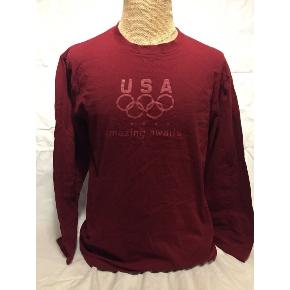 USA Olympics Amazing Awaits T Shirt Victory XL